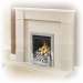 Continental Stone Flat Victorian Natural Limestone Fireplace