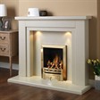Pureglow Hanley Marble Fireplace Suite (with Lights)