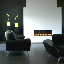 Kal-Fire Dancing Flames 120 Contemporary Gas Fireplace