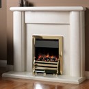 Pureglow Marlbrook Marble Fireplace Suite with Electric Fire