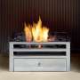 Neon Basket & Gas Fire