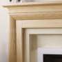 Stepped Back Panel & Hearth
