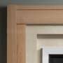 Stepped Back Panel & Hearth