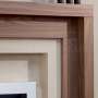 Stepped Back Panel & Hearth