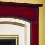 Stepped Back Panel & Hearth