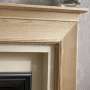 Stepped Back Panel & Hearth
