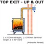 Top Exit Up & Out Balanced Flue Kit