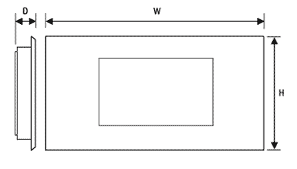 Celsi Panoramic LCD Wall Mounted Electric Fire Sizes