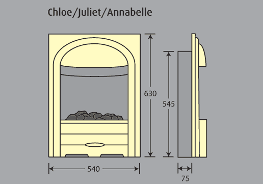 Courts Juliet Electric Fire