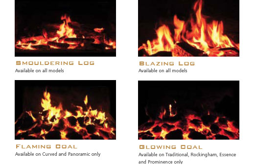 Electric fires flame effect uk
