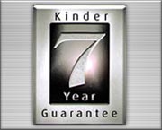 Kinder Gas Fires 7 Year Guarantee