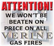 Unbeatable Prices on Verine Gas Fires