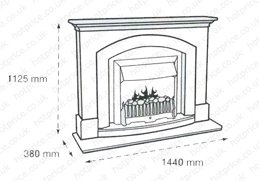 Flamerite Fires Opera Electric Fireplace Suite