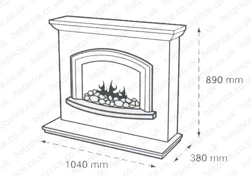 Flamerite Fires Mercia Electric Fireplace Suite