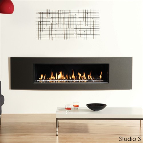 Gazco Studio Verve Wall Mounted Gas Fire (Open Fronted) Hotprice.co.uk