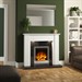 FLARE Collection by Be Modern Elda Marble Fireplace Suite