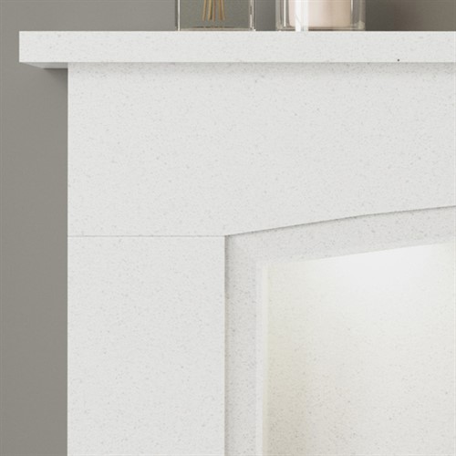 FLARE Collection by Be Modern Emelia Marble Fireplace Suite