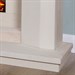 Celsi Ultiflame VR Angelo S Limestone Electric Fireplace Suite