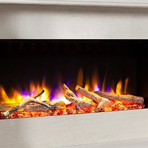 Celsi Ultiflame VR Avignon Elite Limestone Electric Fireplace Suite