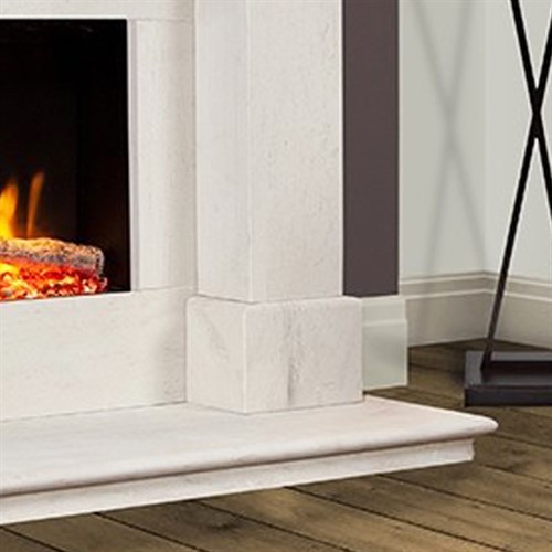 Celsi Ultiflame VR Avignon Elite Limestone Electric Fireplace Suite