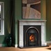 Cast Tec Flat Victorian Carrara Marble Fireplace