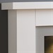 Pureglow Hanley Painted Fireplace - White with Grey Detail