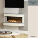 FLARE Collection by Be Modern Juliette 1000 Wall Mounted Electric Fireplace Suite