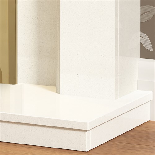 FLARE Collection by Be Modern Tasmin Marble Fireplace Suite