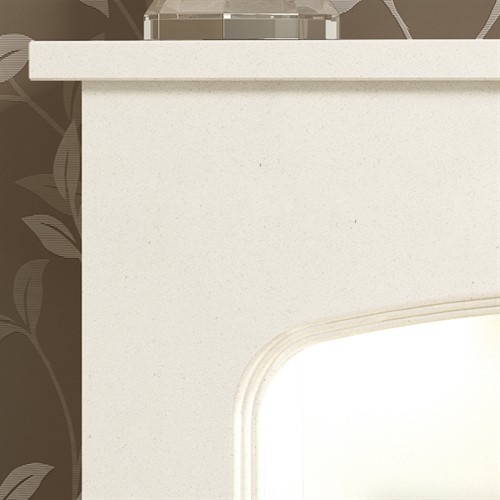 FLARE Collection by Be Modern Tasmin Marble Fireplace Suite