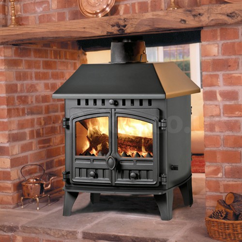 Hunter Herald 6 Double Sided Wood Burning / MultiFuel Stove Hotprice