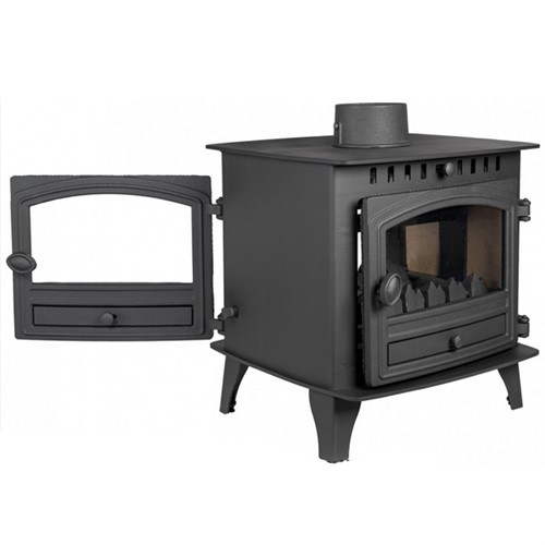 Hunter Herald 6 Double Sided Wood Burning / MultiFuel Stove Hotprice