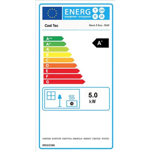 Cast Tec Nevis 5 Eco Wood Burning / Multi-Fuel Stove