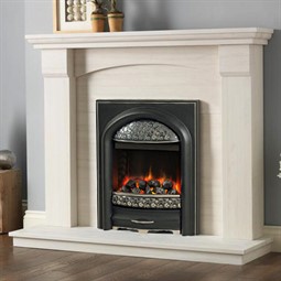 Pureglow Kingsford Limestone Fireplace Suite with Electric Fire