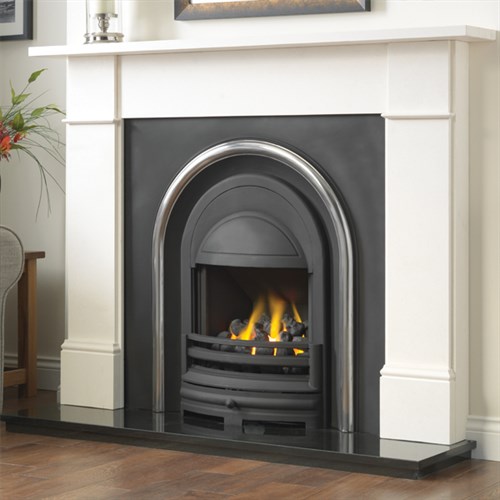 Cast Tec Flat Victorian Limestone Fireplace