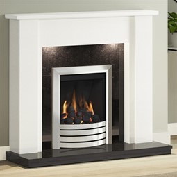 FLARE Elda Marble Fireplace Suite
