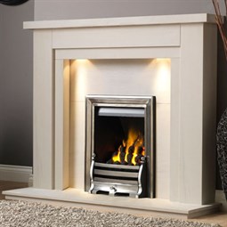 Pureglow Hanley Limestone Fireplace