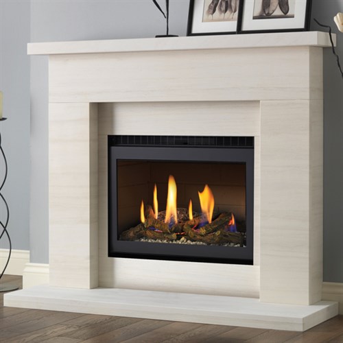 Pureglow Drayton with Chelsea High Efficiency Gas Fire Suite