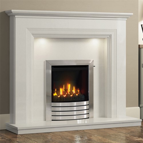 Elgin & Hall Odella Marble Fireplace Suite