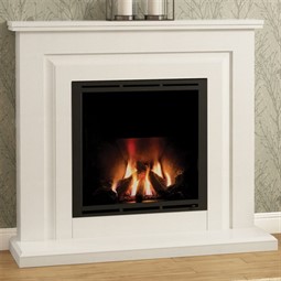 Elgin & Hall Mariella Marble Complete Gas Fireplace Suite