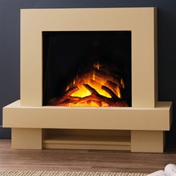 Flamerite Fires Jaeger 600 Wall or Floor Standing Electric Fireplace Suite
