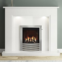 FLARE Madalyn Marble Fireplace Suite