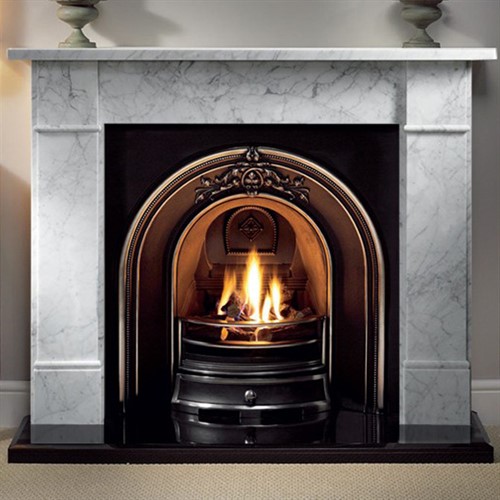Gallery Brompton Cararra Marble Fireplace