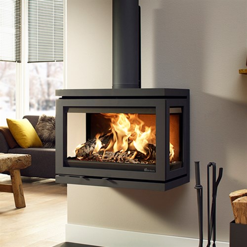 Dik Geurts Vidar Triple Medium Wall Wood Burning Stove