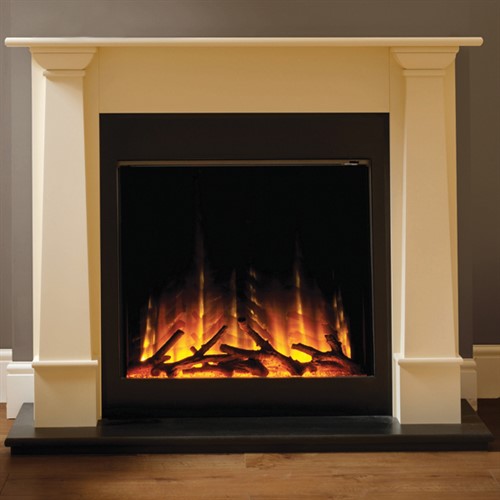 Flamerite Fires Bronte with Gotham 750 Electric Fireplace Suite