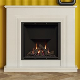 FLARE Greenwood 900 Marble Gas Fireplace Suite