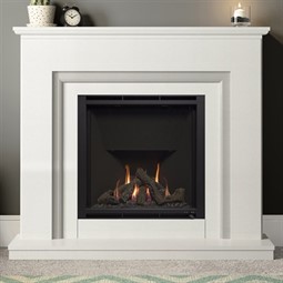FLARE Hampton 900 Marble Gas Fireplace Suite