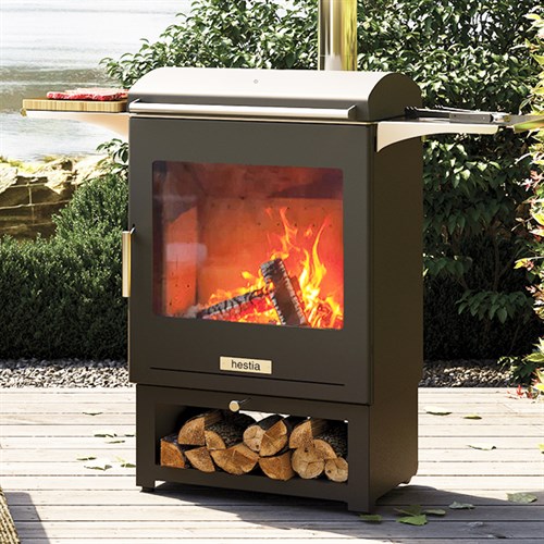 Hestia Heat & Cook Grill 50 Outdoor Barbecue Heater