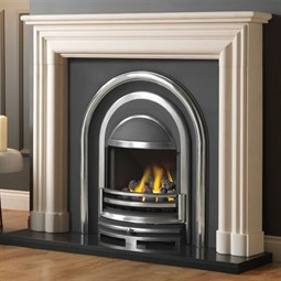 Cast Tec Flat Kensington Limestone Fireplace