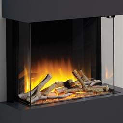 Flamerite Fires Glazer 600 3-Sided Electric Fire