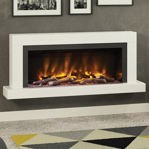 Elgin Hall Pryzm Impero 57 Wall, Marble Electric Fireplace Suites